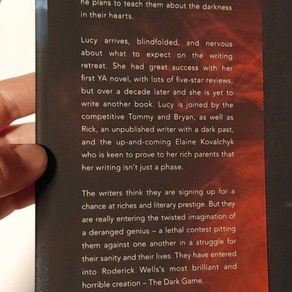 3/$13 *** Host Pick *** Dark Game by Jonathan Janz adult hardcover horror Book - Picture 4 of 8